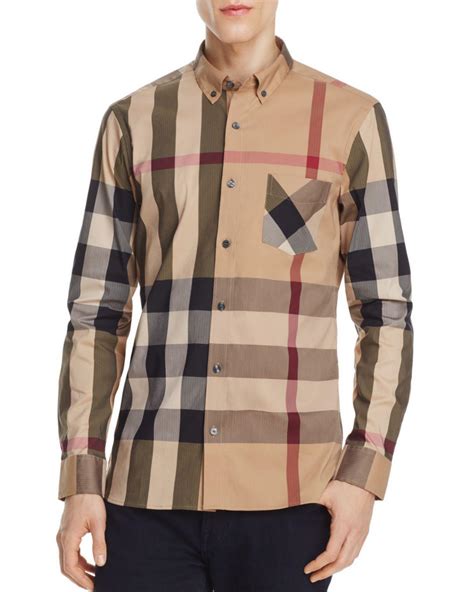 burberry thornaby shirt cheap|burberry thornaby check casual shirts.